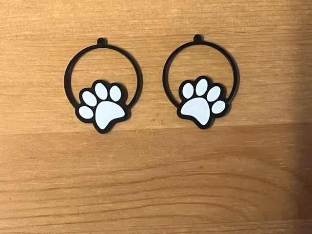 paw earrings