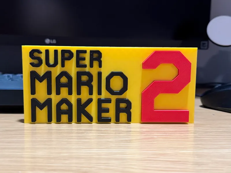 Super Mario Maker 2 Logo (NO AMS NEEDED)