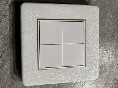 Shelly BLU wall switch 4 Wall Mount Housing Frame