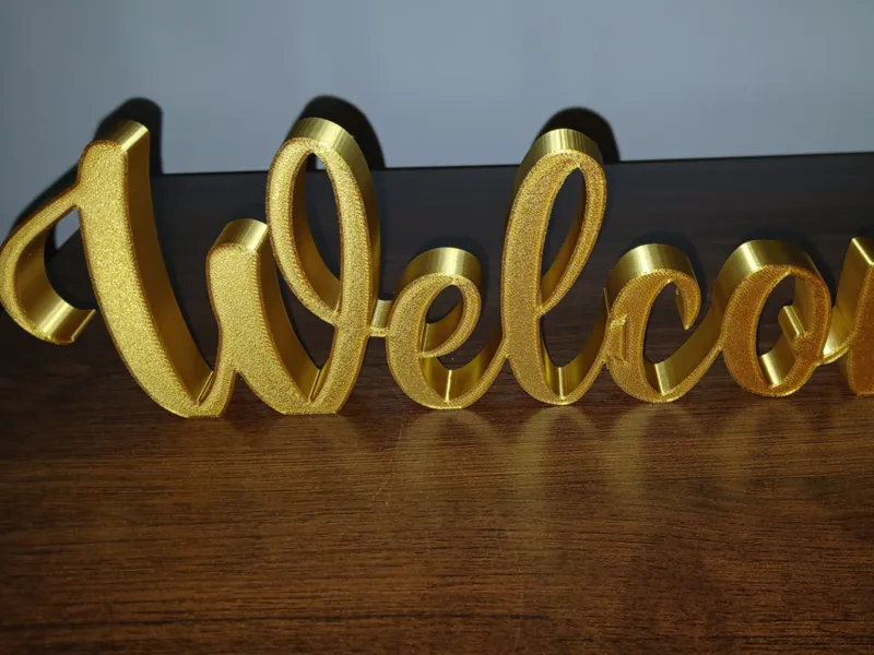 Welcome sign home decor