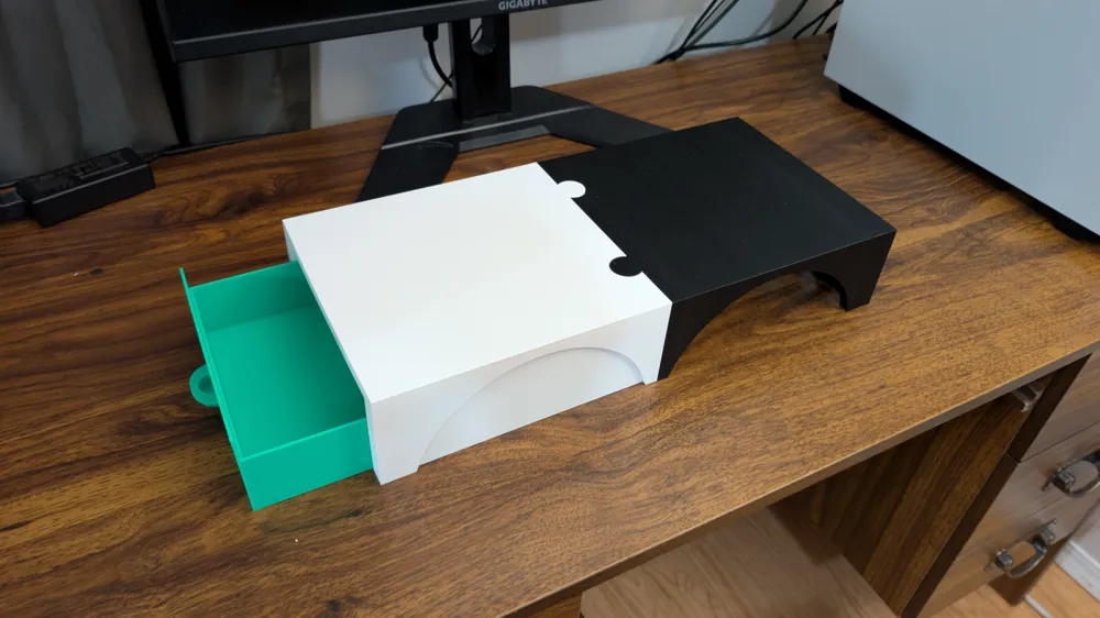 Monitor Risers Blue Monitor Riser (Mix & Match) by Blue Giant - MakerWorld