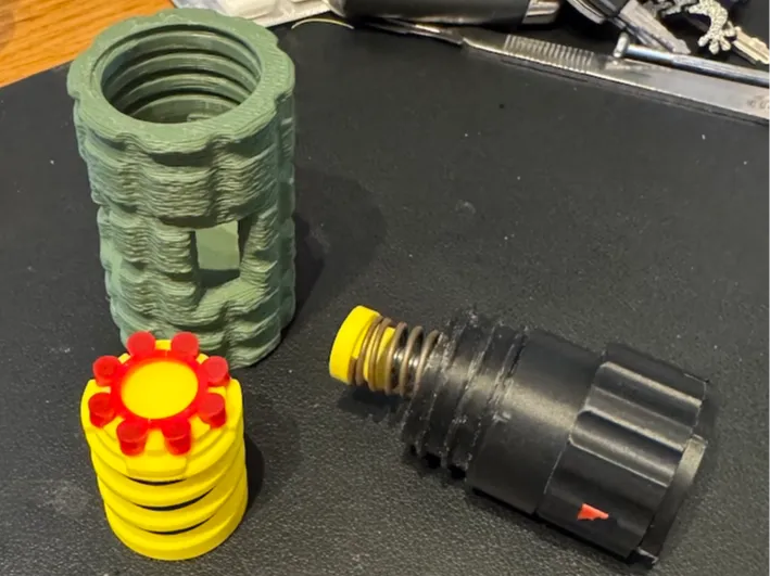 Meteorite grenade combo cap carrier and spring