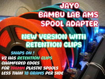 JAYO plastic spool (196mm) AMS adapter rings