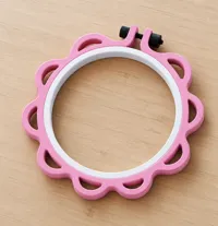 Tambour à broder en forme de marguerite — photo 2