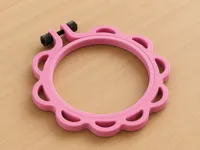 Tambour à broder en forme de marguerite — photo 1