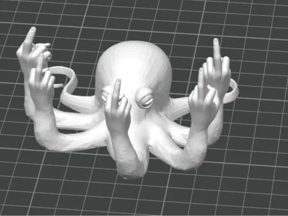 3D Mittelfinger Kühlschrankmagnet - Lustiger Fuck Off Gag Für Büro & Küche