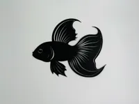 Décoration murale poisson combattant du Siam — photo 2