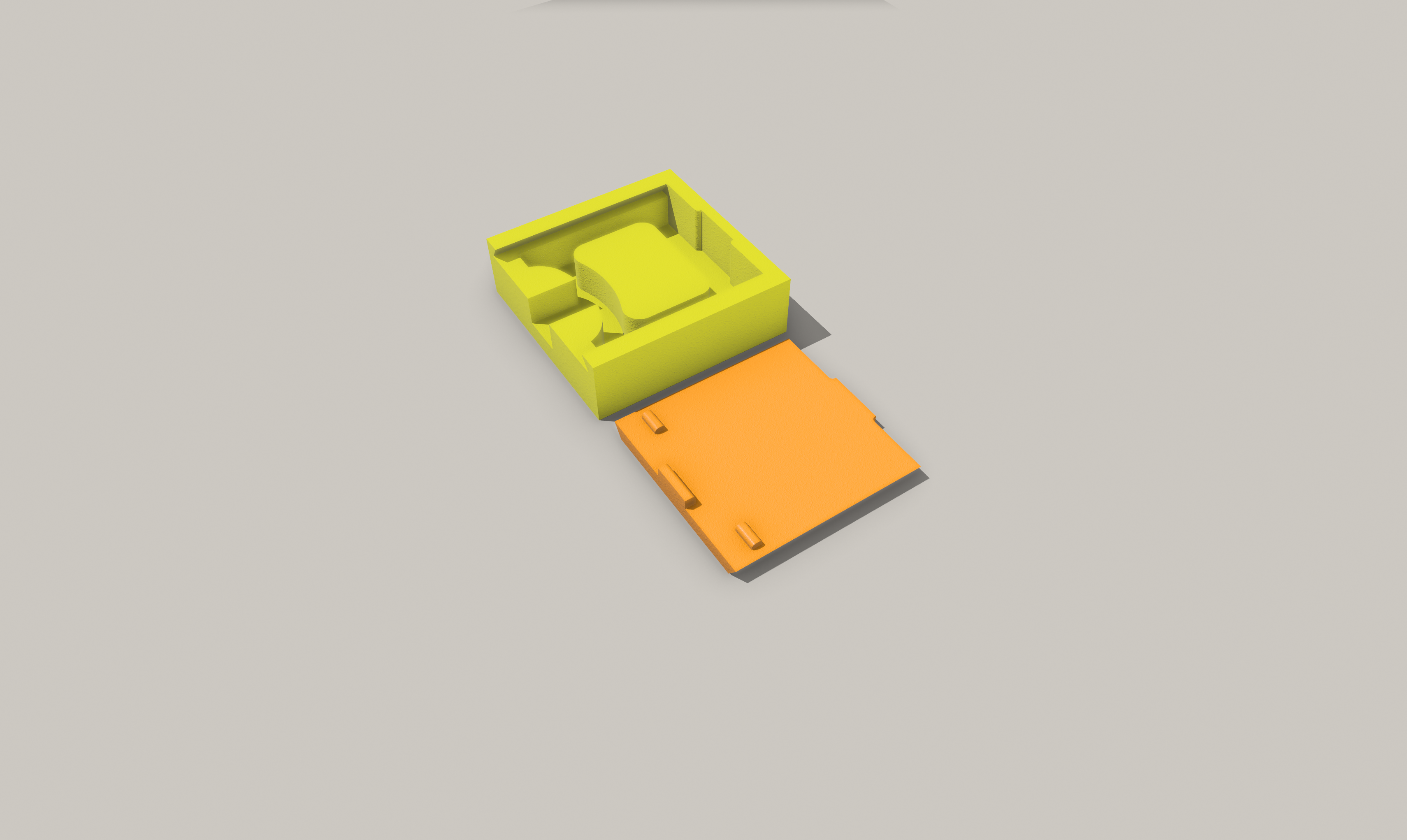 Miniatura 1 do modelo 3D 磁控自动感应柜灯套件（磁吸电源 | 一体式干簧管开关｜45度LED型材 | 90度转角型材）