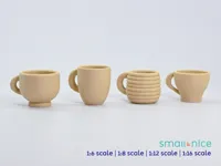 All mugs - on one plate