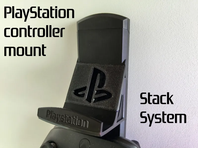 Playstation controller wall mount, stackable