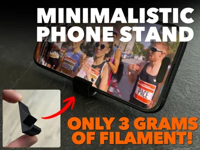 Minimalistic Phone Stand - only 3g!