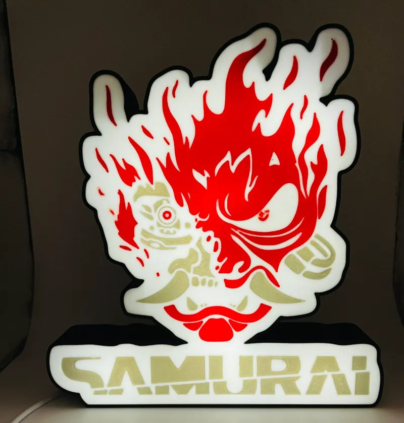 Cyberpunk SAMURAI Lightbox