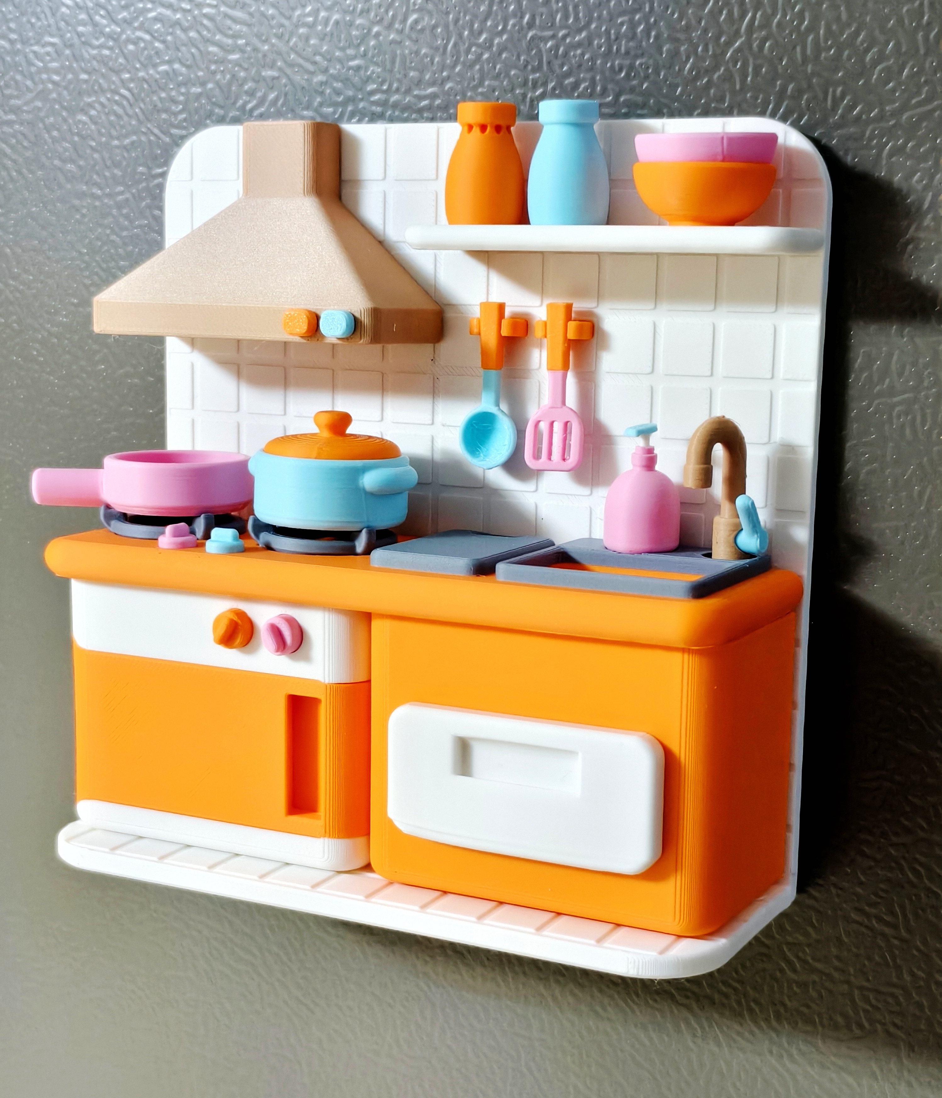 Miniatura 1 do modelo 3D 迷你小厨房冰箱贴