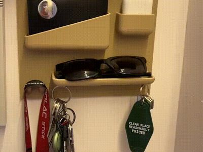 Minimalist Wall Organizer Valet Tray