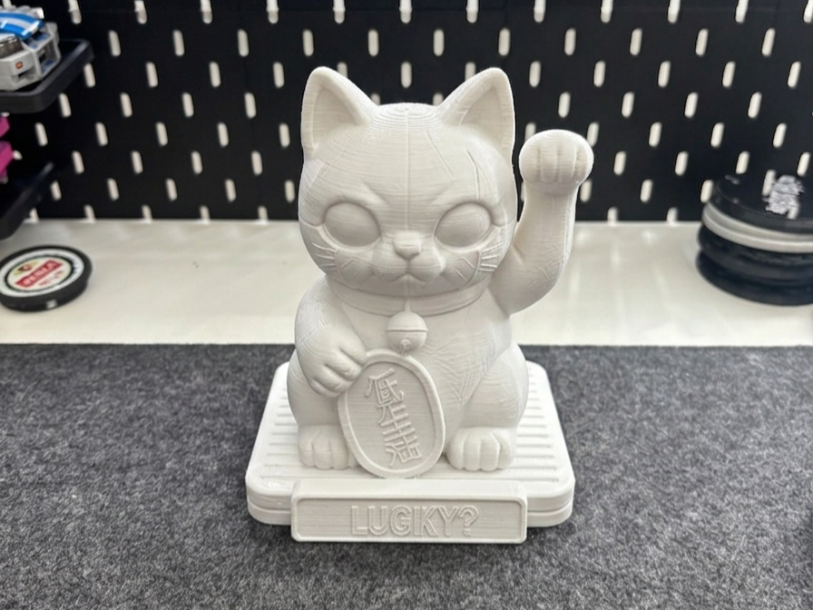 Lucky? Cat Figurine | Edgy JDM Maneki-Neko Toy