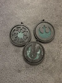 Porte-clés spinner symboles Star Wars — photo 4
