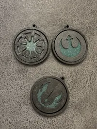 Porte-clés spinner symboles Star Wars — photo 3