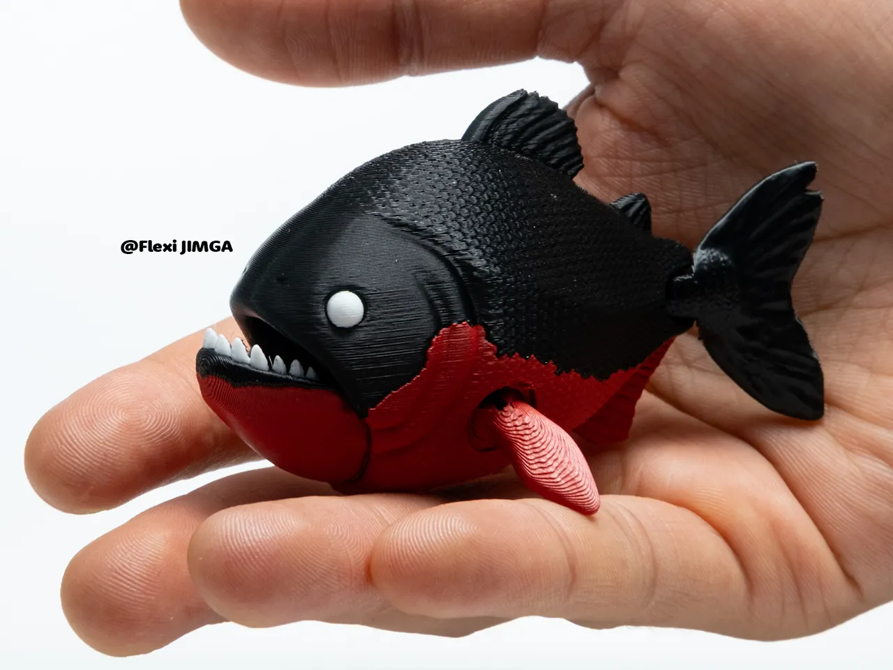 Modular Flexi PIRANHA - Articulated Fish view 2