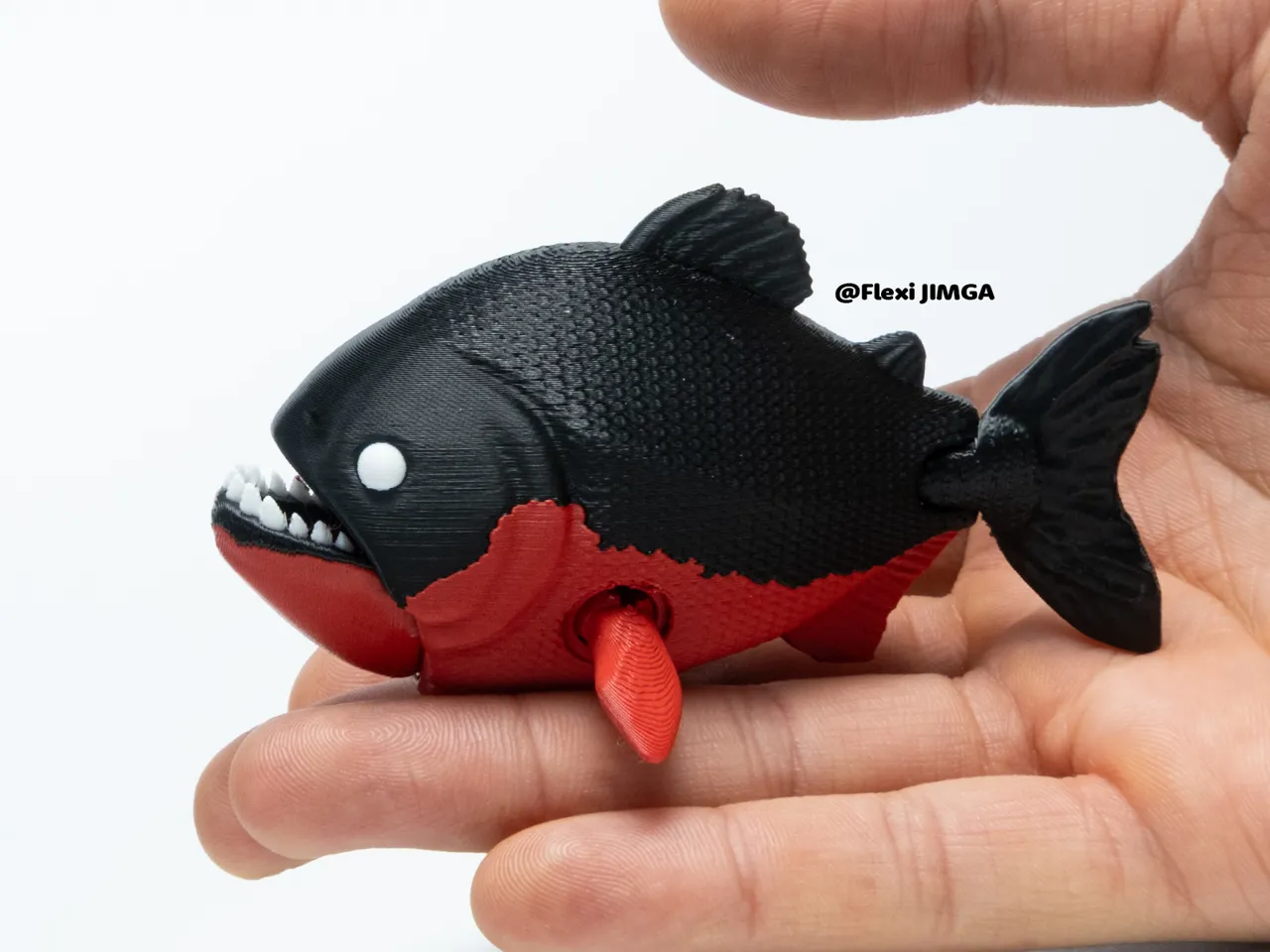 Modular Flexi PIRANHA - Articulated Fish view 4