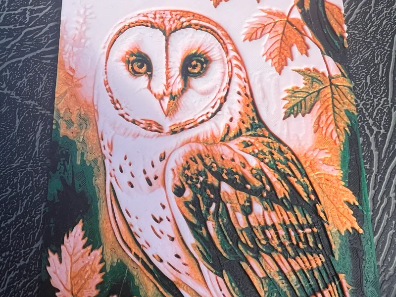 Pumpkin Owl Autumn/Fall Bookmark