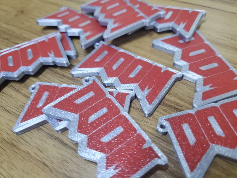 Doom Slayer Keychain