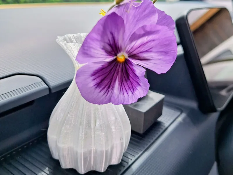 KIA PV5 Flower Vase with AddGear Mounting Base