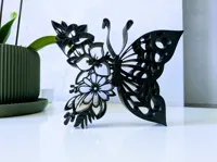 Décoration papillon floral — photo 2