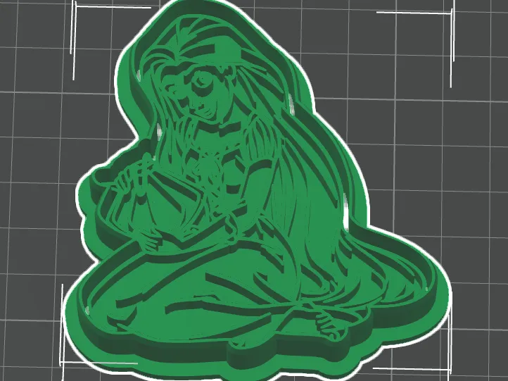 rapunzel cookie cuter