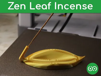 Zen Leaf Incense Holder