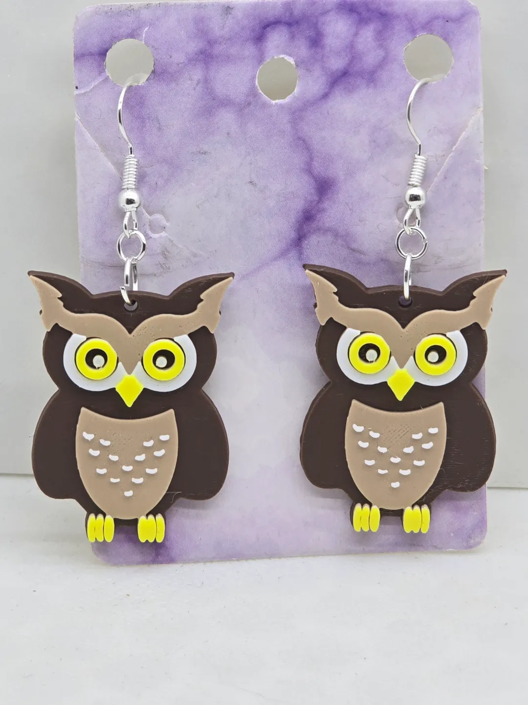 Owl Earrings view 3