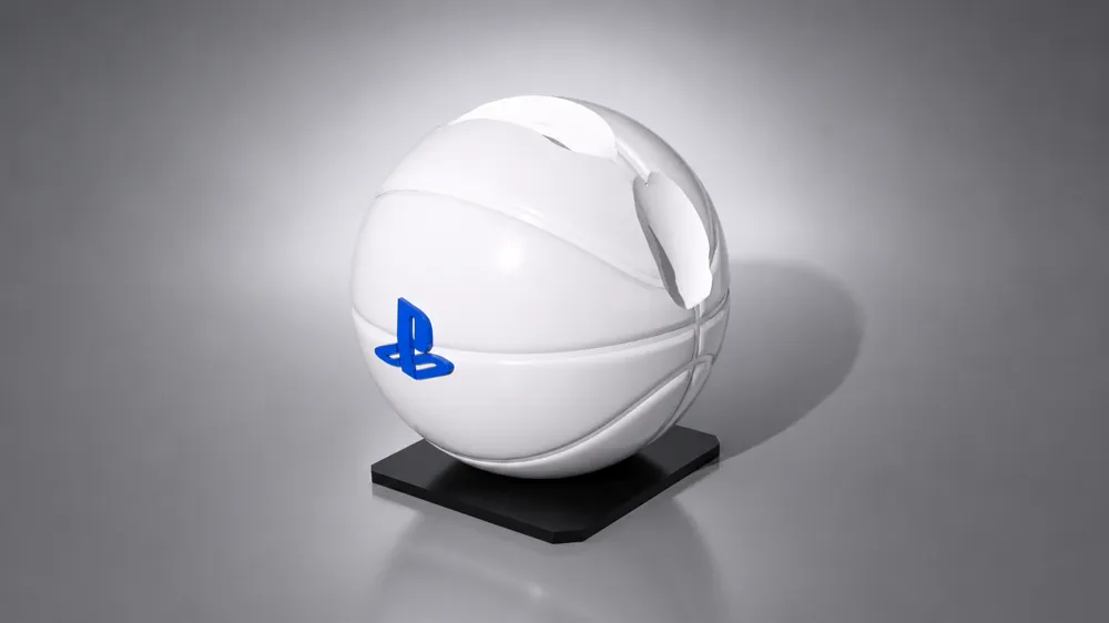 Nba Player Controller Stand Basketball PS5 Controller Stand - Free 3D Print Model - MakerWorld