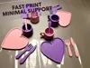 Full tea set – larger printers (single plate)