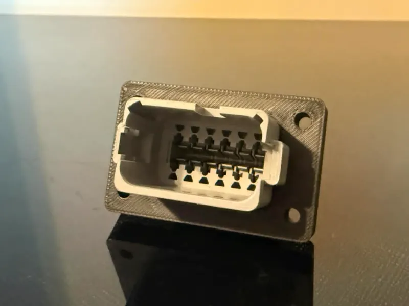 12 Pin Deustch Bulkhead Plate