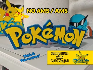 Pokemon logo / Sign NO AMS/AMS