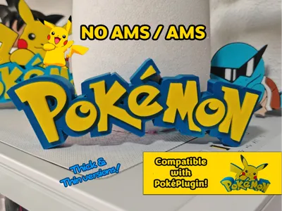 Pokemon logo / Sign NO AMS/AMS