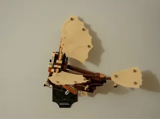 LEGOs daVinci Flying Machine Wall Mount