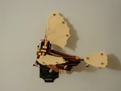 LEGOs daVinci Flying Machine Wall Mount