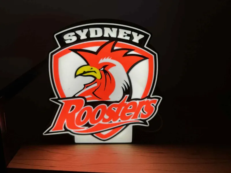 Sydney Roosters Light Box