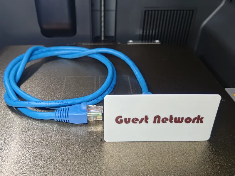 RJ45 Network Cable Cap (with label)