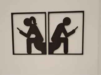 toilet sign