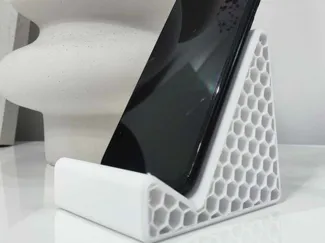 Hexagon phone stand