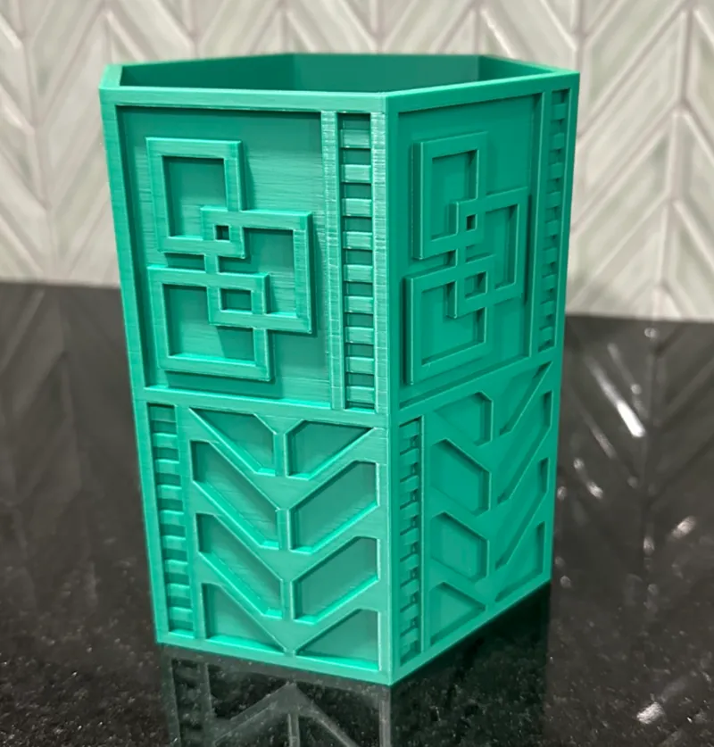 Frank Lloyd Wright Inspired Kitchen Utensil Holder