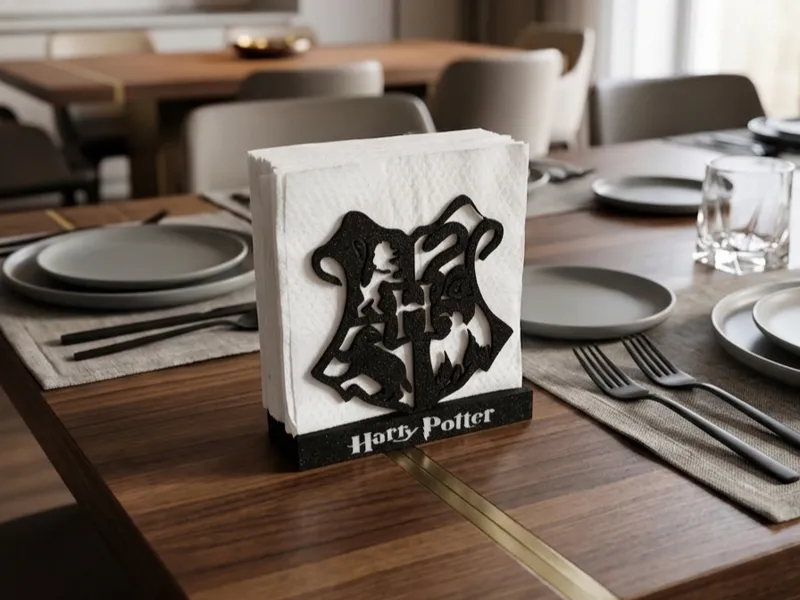 Harry potter tabletop napkin holder