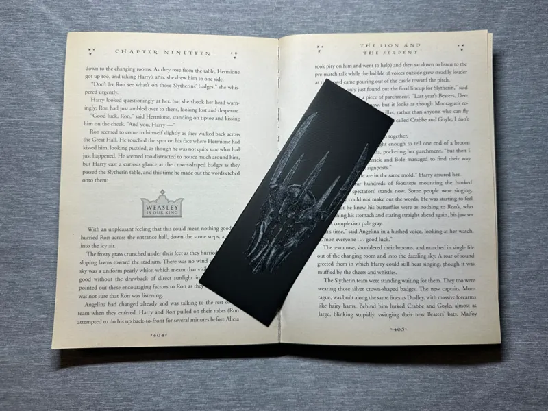 Sauron Helm Lord of the Rings Bookmark