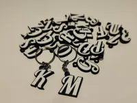 Porte-clés lettres alphabet — photo 2
