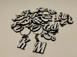 Letter Keychains (all letters, free to sell)