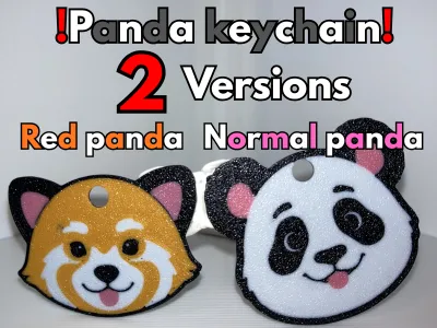 Panda Keychain (2 Versions)