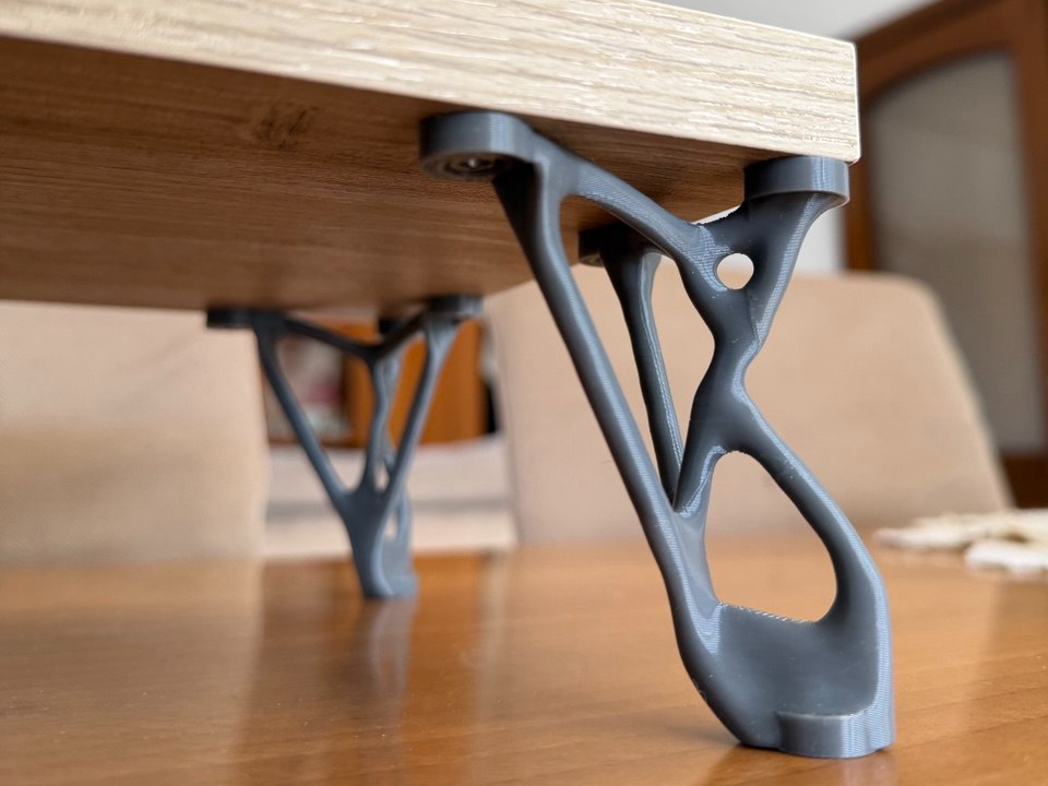 Topology Optimized Universal Stand (PC & Shelves)