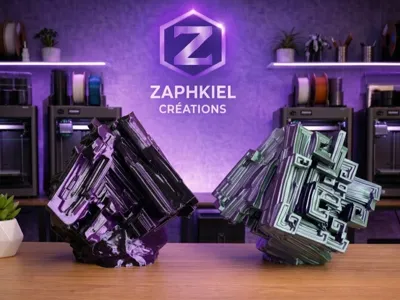 Bismuth Crystal – Inspired by Crimson Desert