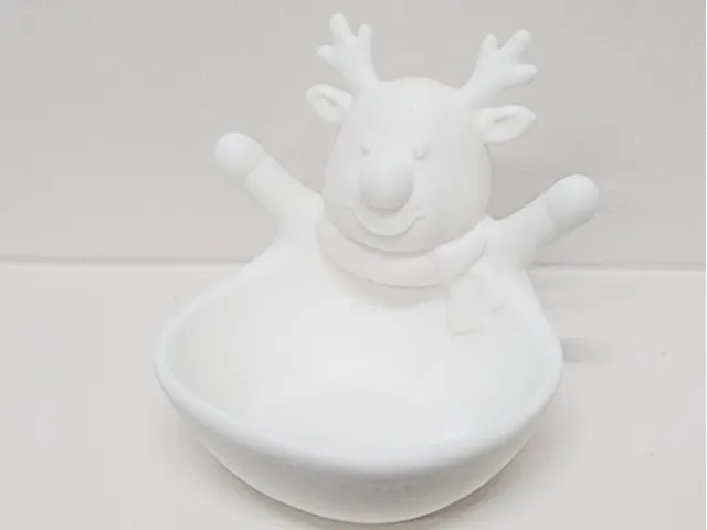 Xmas Holiday Reindeer Bowl Candy Treats Earrings
